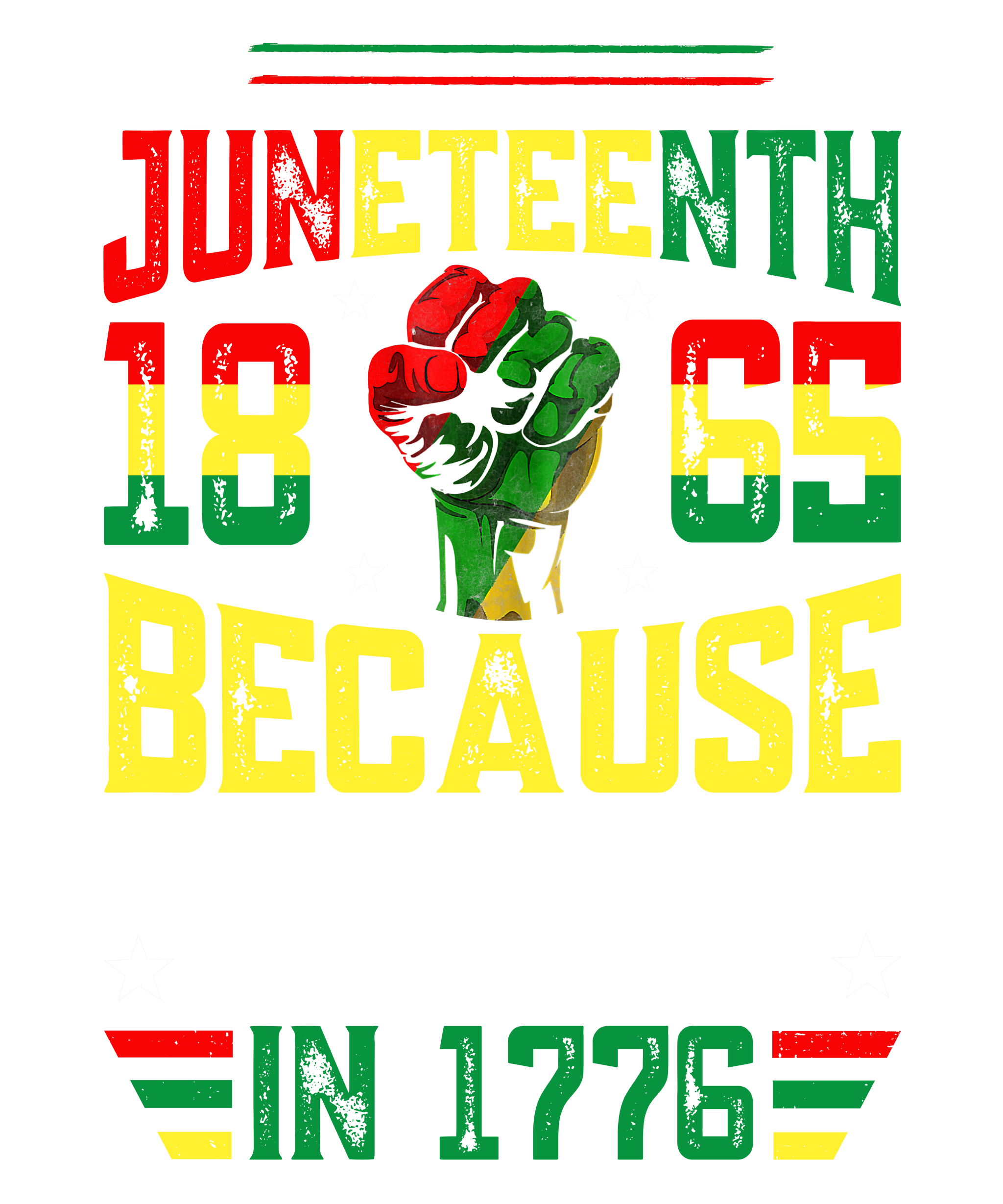 Juneteenth T-Shirts Small-X-Large (Unisex)