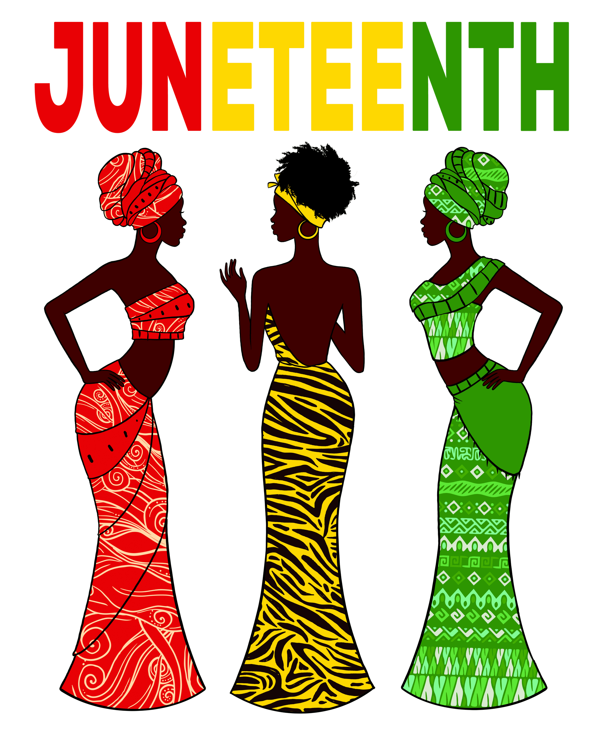 Juneteenth T-Shirts 2X and Up (Female)