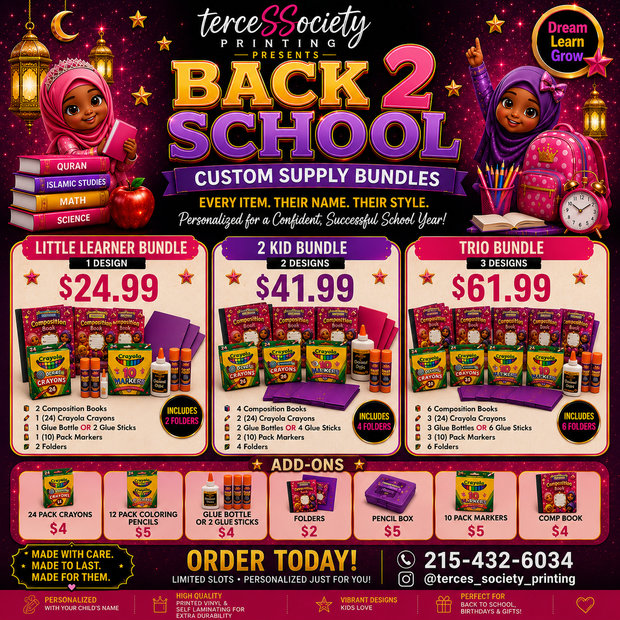 Back2School Custom Supplies