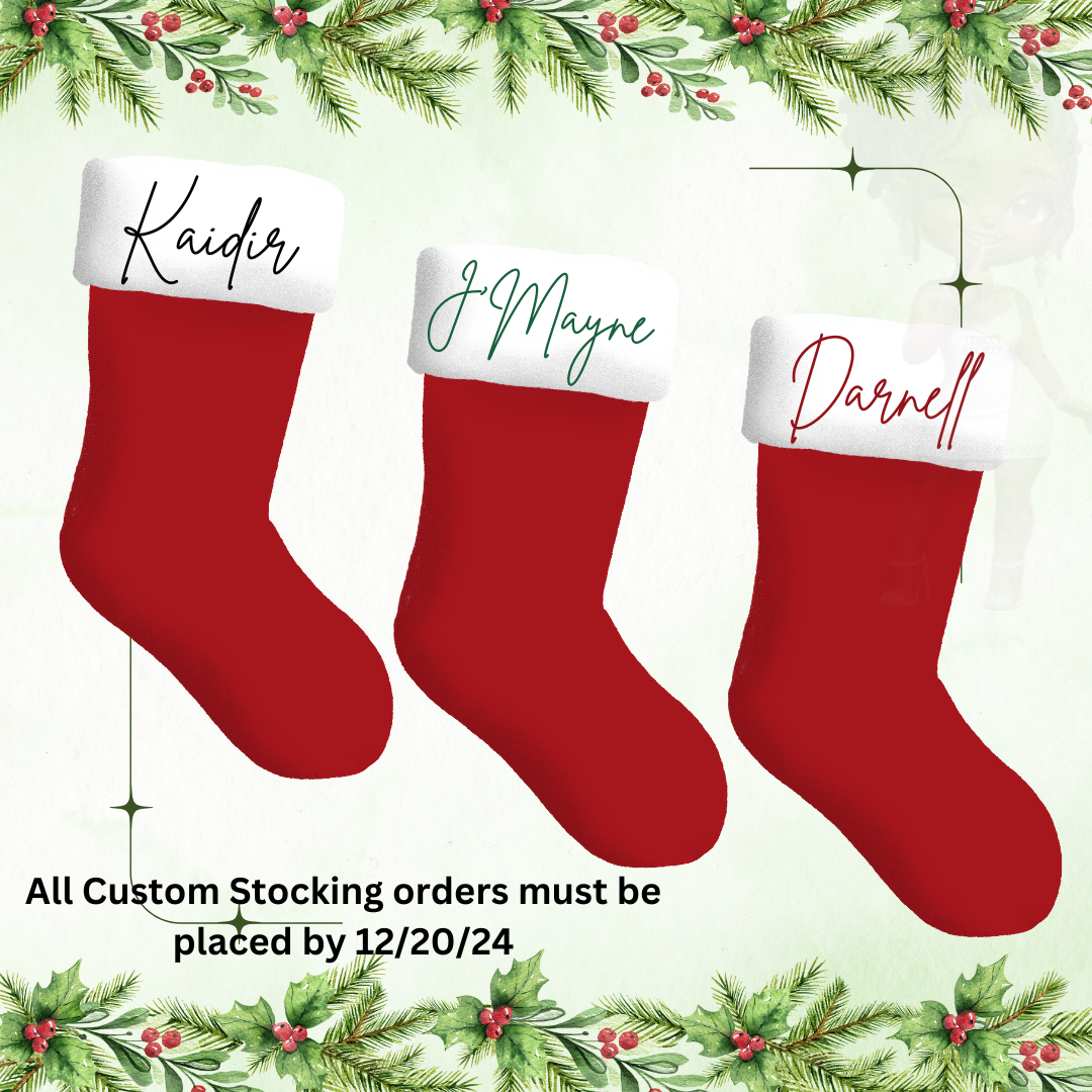 Custom Embroidered Stocking