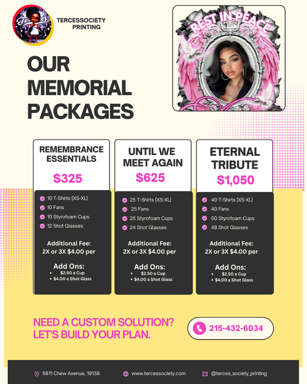 Memorial Packages