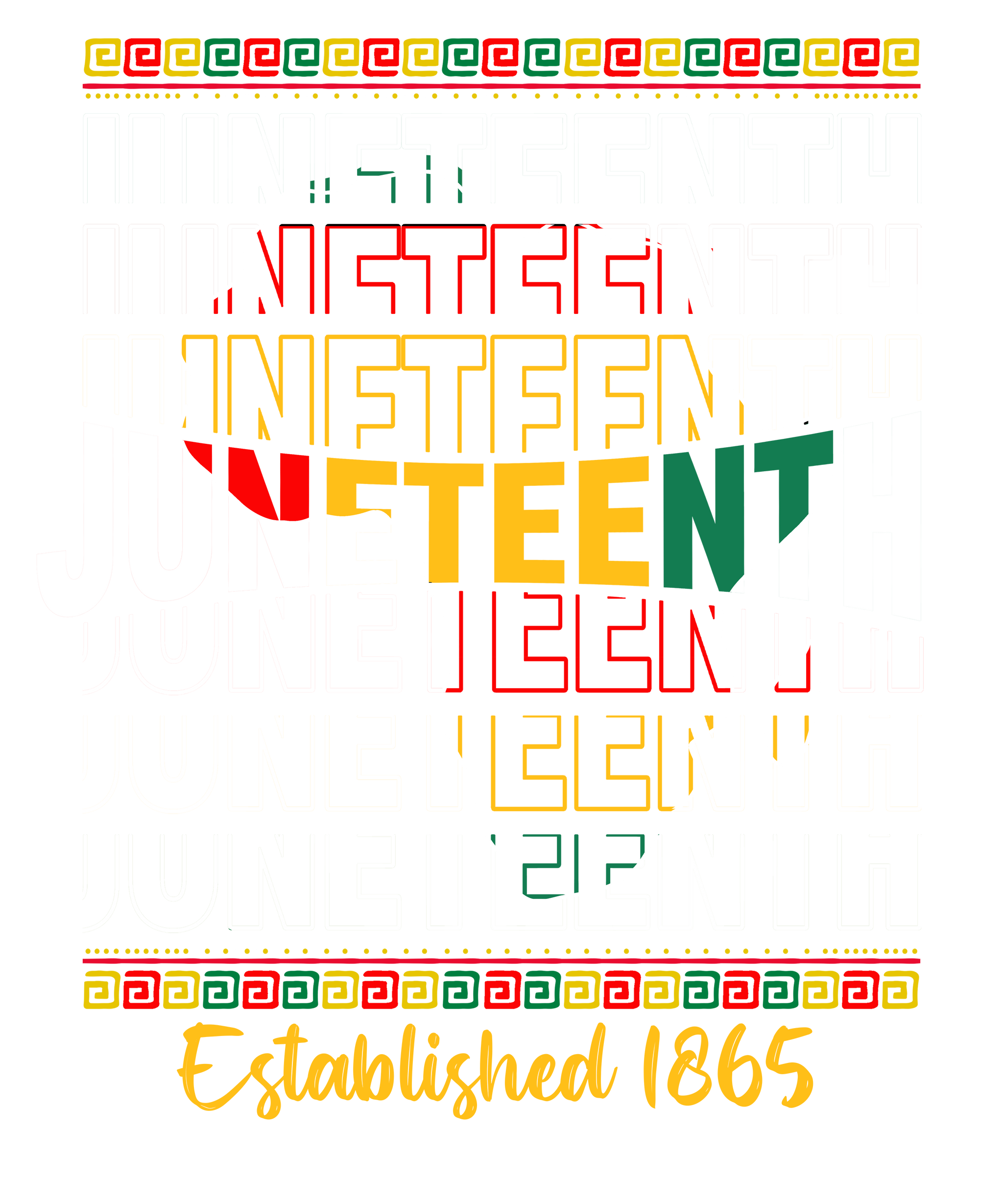 Juneteenth T-Shirts Small-X-Large (Unisex)