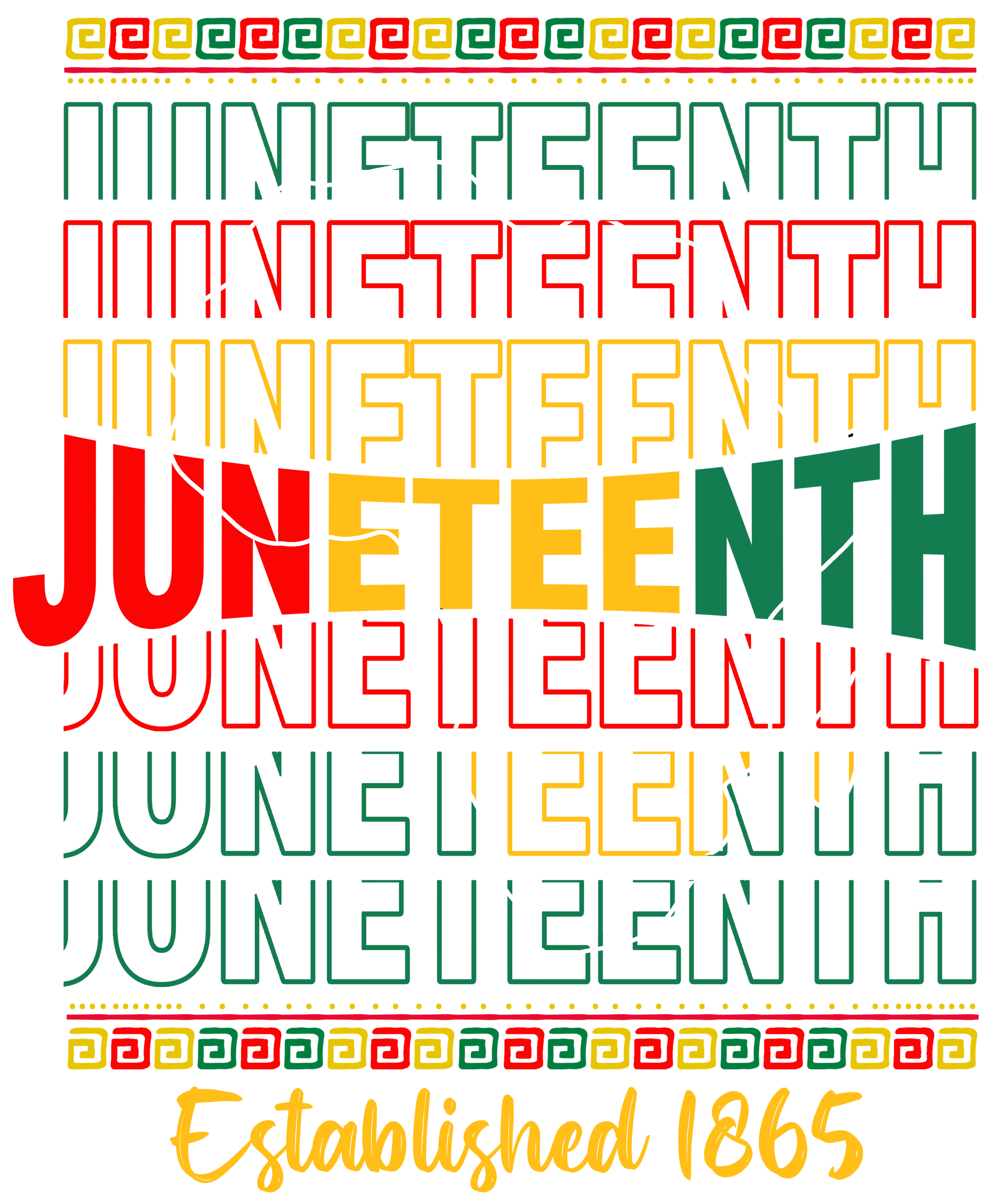 Juneteenth T-Shirts Small-X-Large (Unisex)