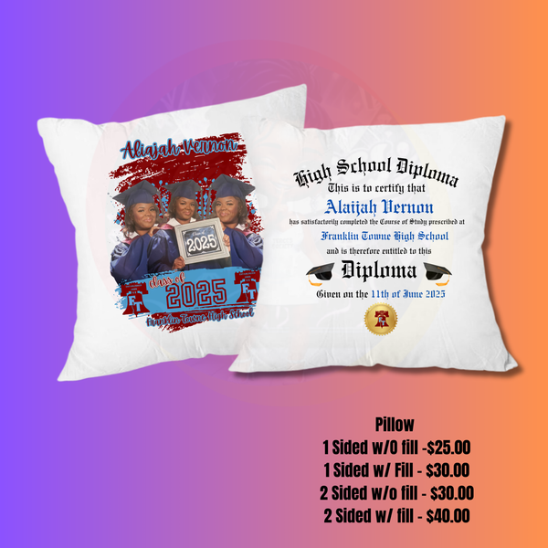 Customized Graduation Pillow