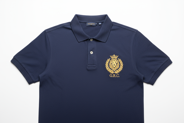 Polo Shirt with left chest logo embroidered 